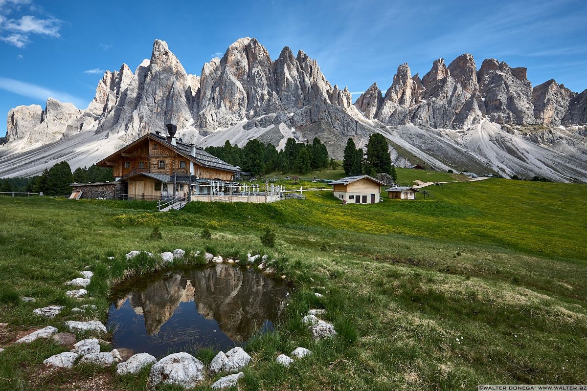  Escursione in Val di Funes Gruppo delle Odle malga Geisler e malga Casnago