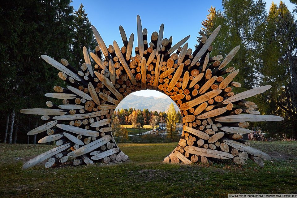 0121-1110=115075 di Jaehyo Lee, 2015 Arte Sella l'arte contemporanea nella natura