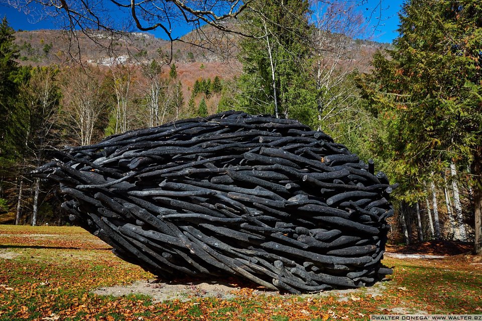 Il Seme di Alison Stigora, 2016 Arte Sella l'arte contemporanea nella natura