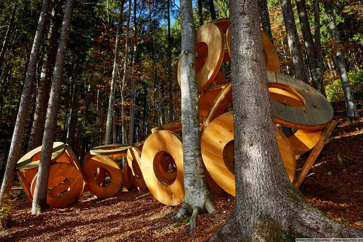 La casa che abito di Lilly Cerro, 2014 Arte Sella l'arte contemporanea nella natura