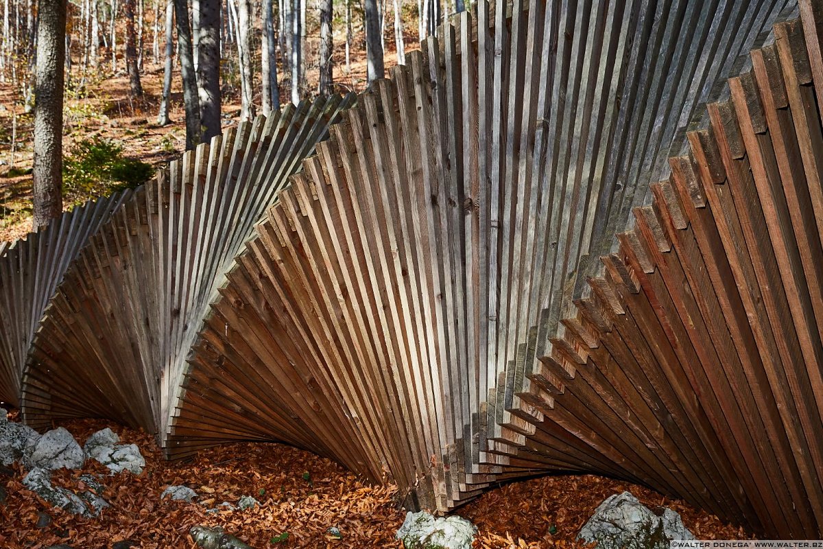 Spirale di Alois Steger, 2011 Arte Sella l'arte contemporanea nella natura