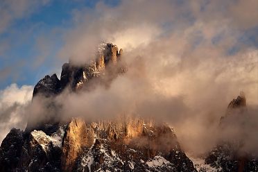 Escursione all'Alpe di Siusi con la neve