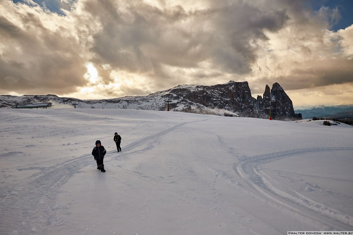  Escursione all'Alpe di Siusi con la neve