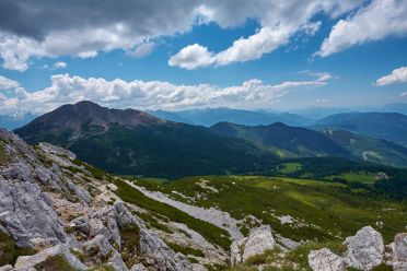 Escursione dal Passo Oclini al Corno Bianco