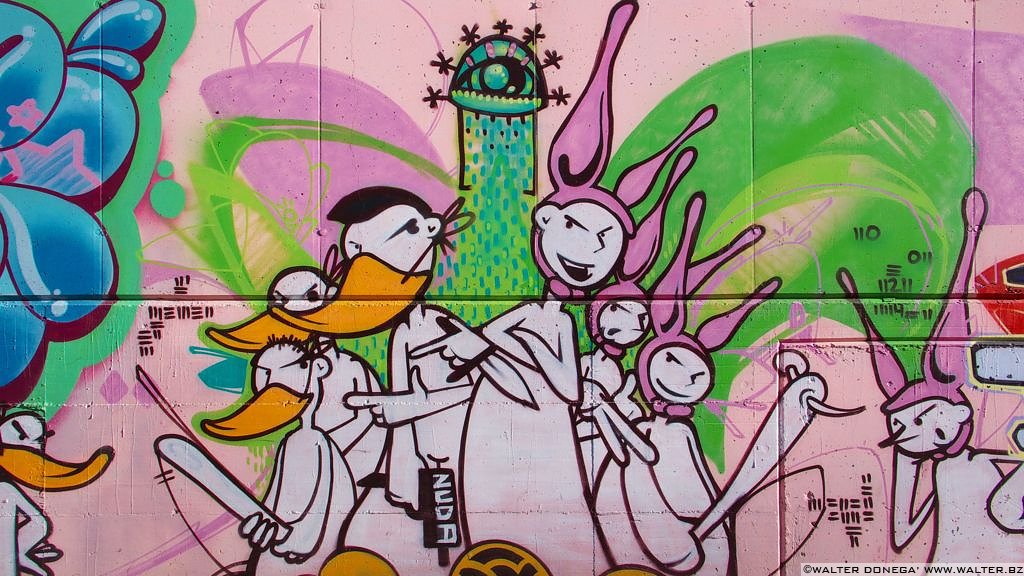 Graffiti Bolzano Zona industriale - 05 Graffiti in Zona industriale a Bolzano