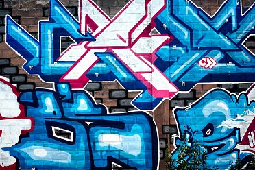 Graffiti in via Lancia a Bolzano