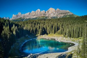 Sopra il lago di Carezza