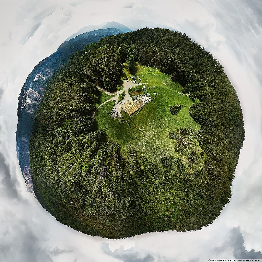 Il "little planet" della Malga Laner Le malghe di Aldino