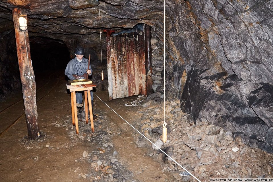 Tour del minatore al mondo delle miniere di Ridanna Monteneve