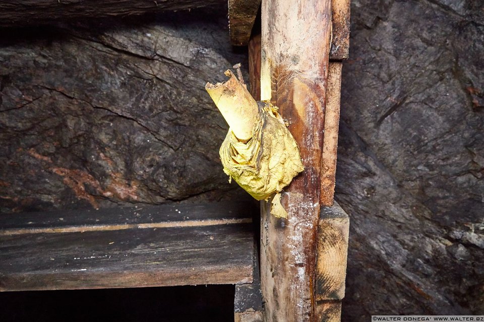 Un rotolo di carta igienica Tour del minatore al mondo delle miniere di Ridanna Monteneve