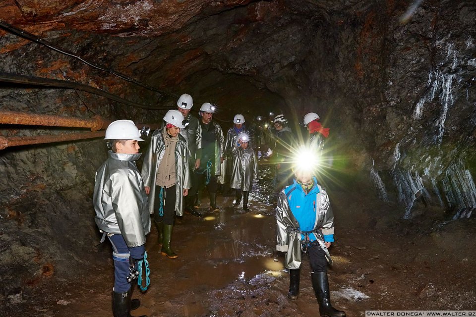 Tour del minatore al mondo delle miniere di Ridanna Monteneve