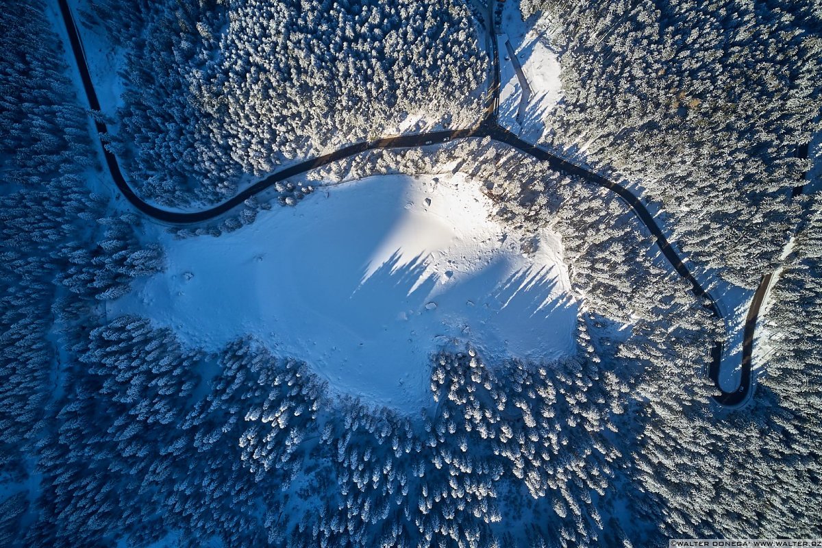  Passeggiata da Obereggen al lago di Carezza con la neve