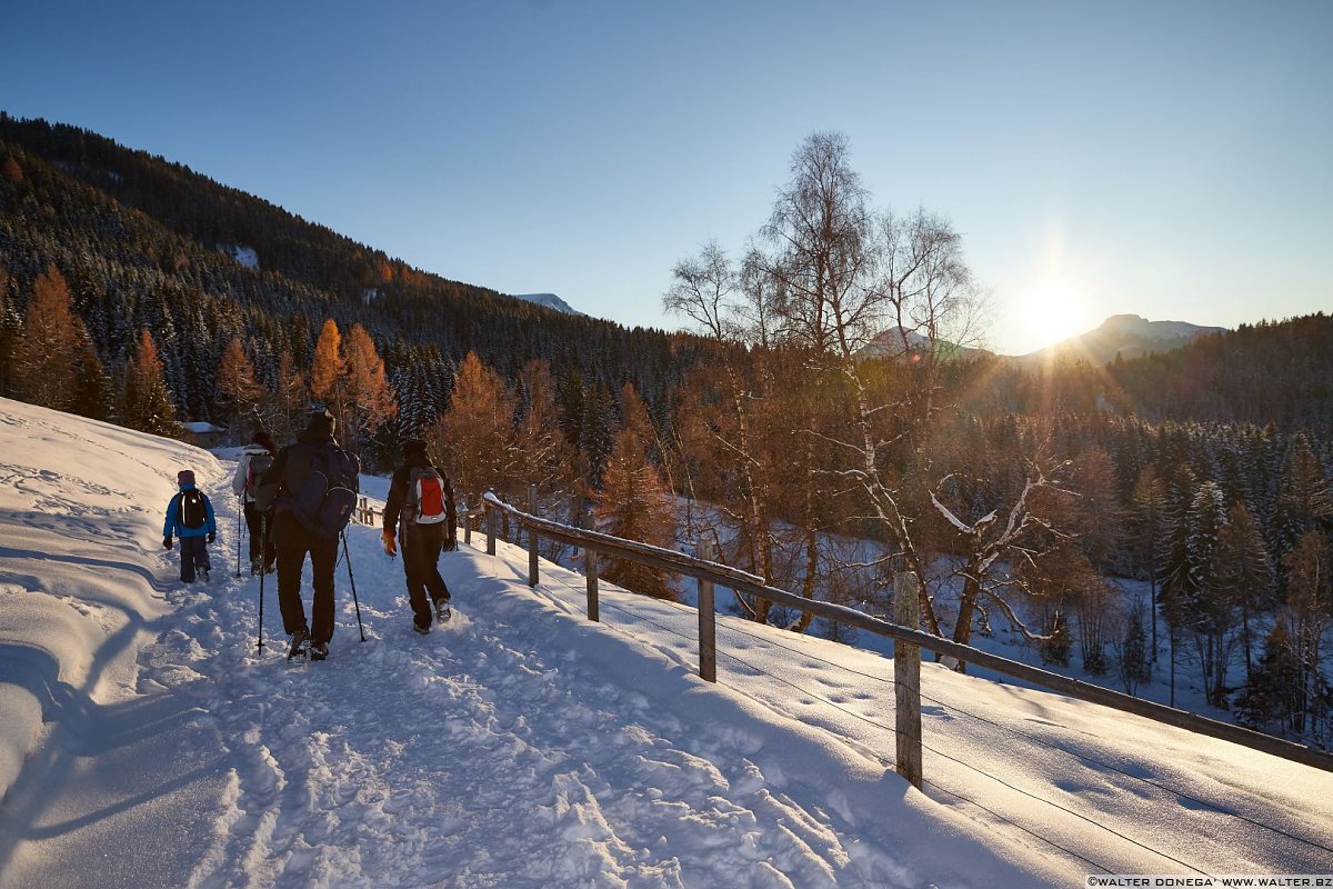  Passeggiata da Obereggen al lago di Carezza con la neve