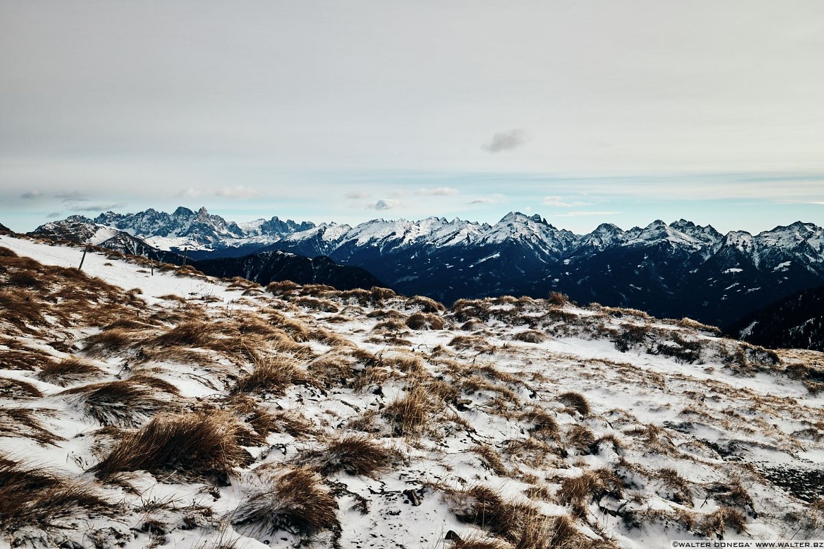 Escursione invernale da Obereggen a Passo Feudo lungo il Latemar