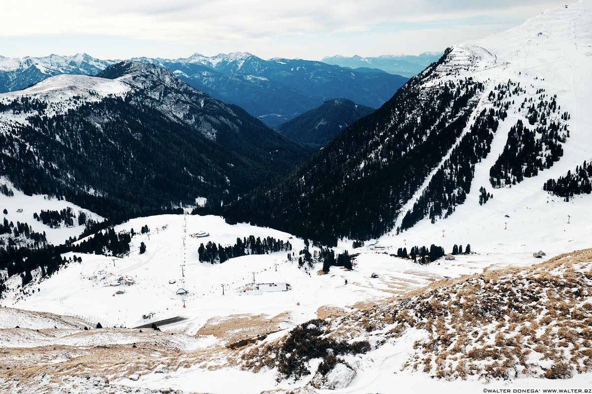 Escursione invernale da Obereggen a Passo Feudo lungo il Latemar