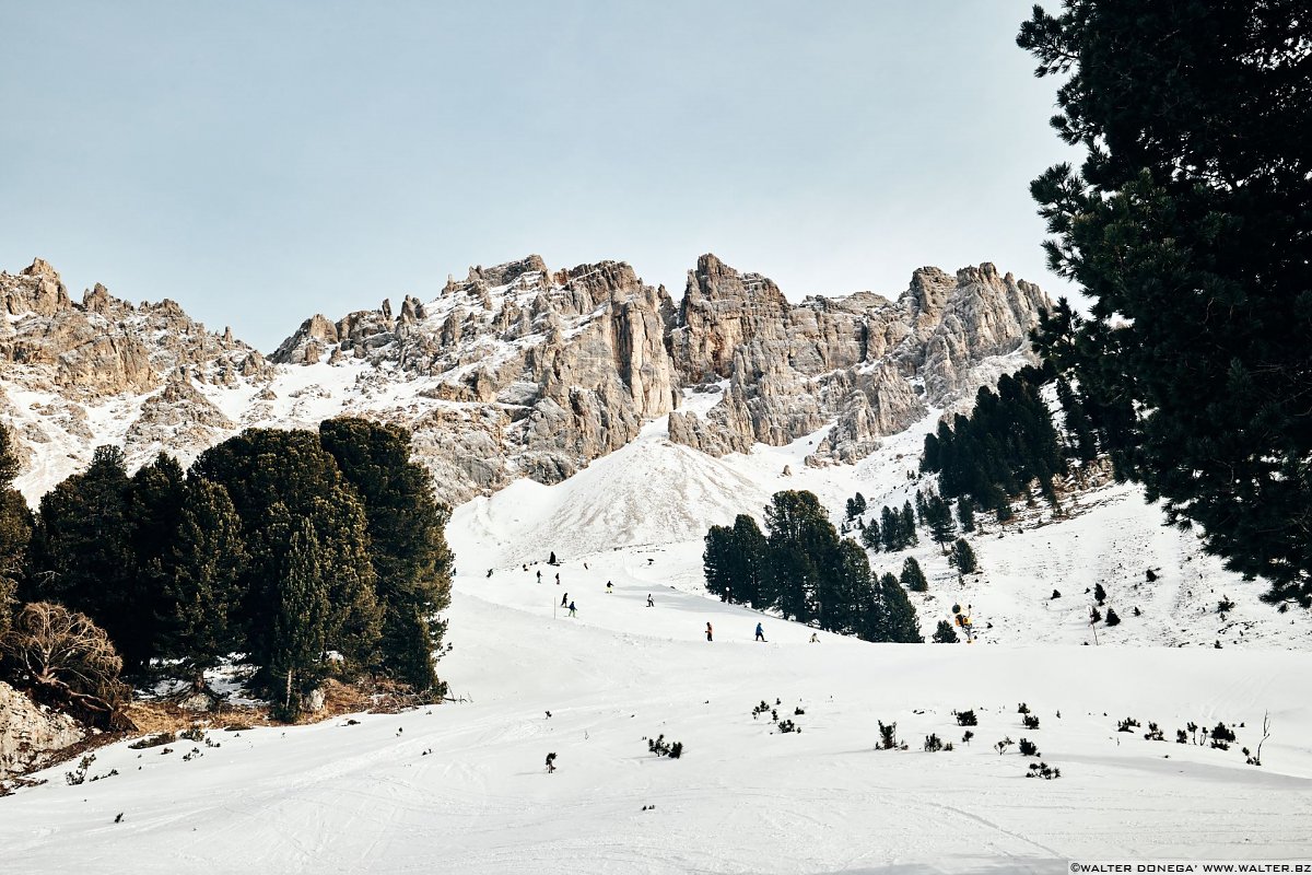 Escursione invernale da Obereggen a Passo Feudo lungo il Latemar