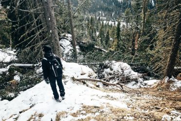 Escursione invernale da Obereggen a Passo Feudo lungo il Latemar