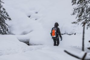 Passeggiata ad Obereggen sul sentiero 11 con la neve