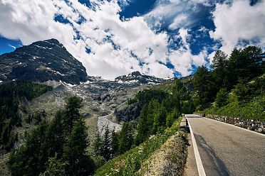 Giro in moto al passo dello Stelvio