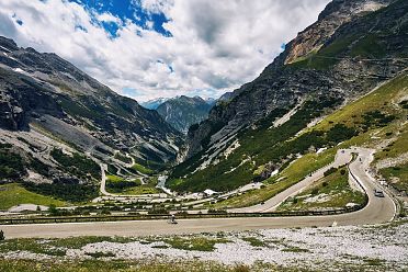 Giro in moto al passo dello Stelvio