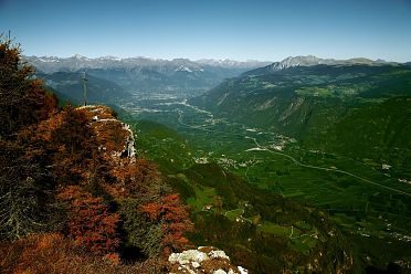 Vista su Bolzano dal Monte Macaion