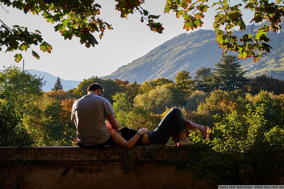 Tramonto autunnale a Bolzano