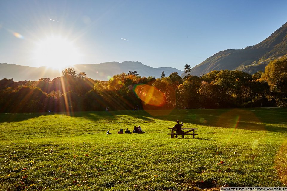 Tramonto autunnale a Bolzano