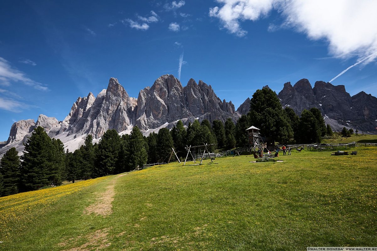  Escursione in Val di Funes Gruppo delle Odle malga Geisler e malga Casnago