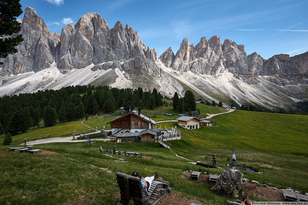  Escursione in Val di Funes Gruppo delle Odle malga Geisler e malga Casnago