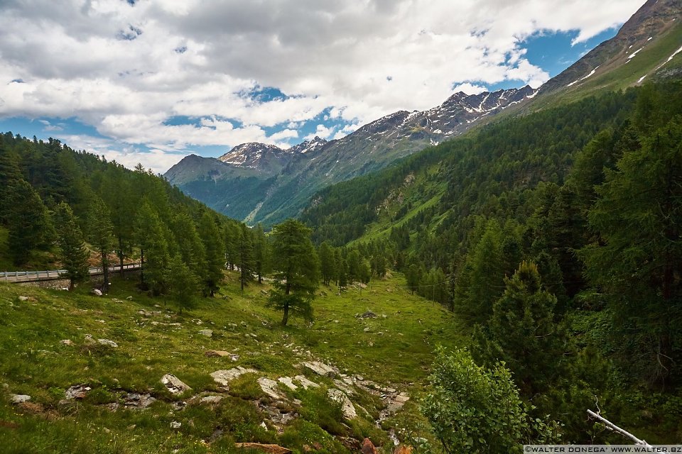 Panorama sulla Val Martello Val Martello sino ai piedi del Cevedale