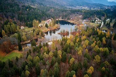 Autunno al lago di Cei ed escursione alla Malga Cimana, Cimana di Pomarolo e Dos Pagano.