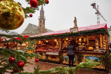 Prima neve di stagione a Bolzano città