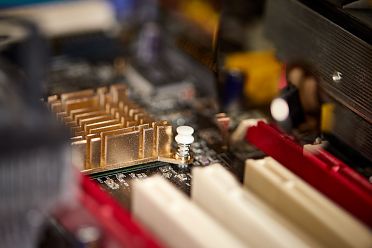 Tecno-city macro di componenti di computer