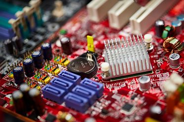 Tecno-city macro di componenti di computer