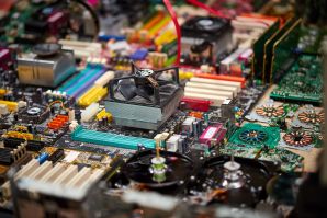 Tecno-city macro di componenti di computer