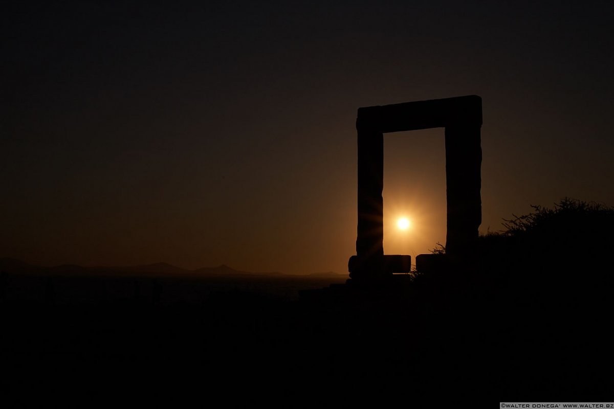 La portara di Chora Naxos city