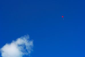 RED BALOON ON A BLUE SKY