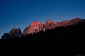 Enrosadira sul Catinaccio