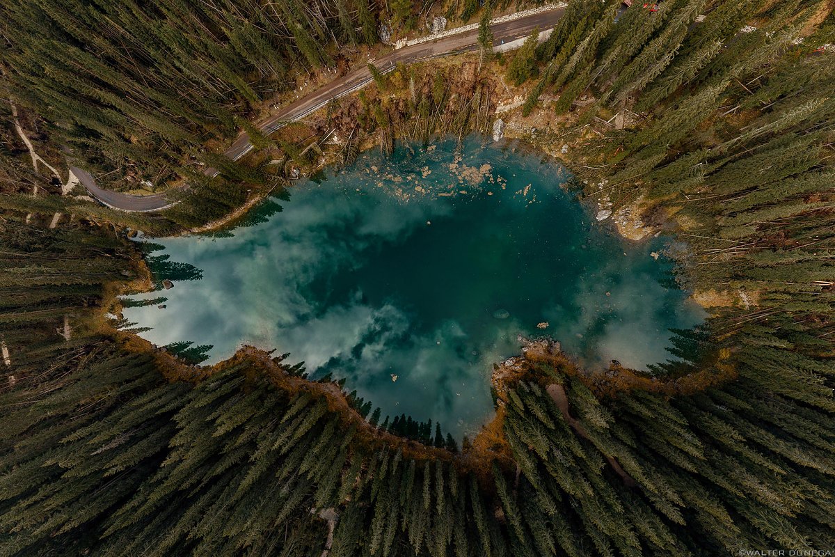 Il lago di Carezza dopo la tempesta di vento Photoblog