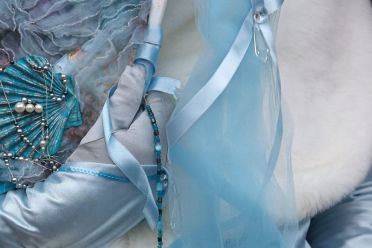 Le mani delle maschere al carnevale di Venezia 2013