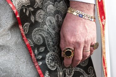 Le mani delle maschere al carnevale di Venezia 2013