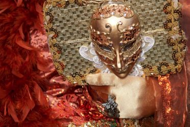 Le mani delle maschere al carnevale di Venezia 2013